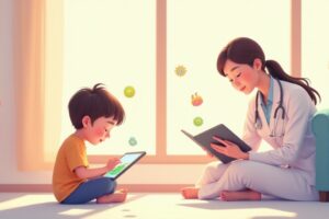 Réduire l’anxiété des enfants en salle d’attente grâce à la lecture interactive