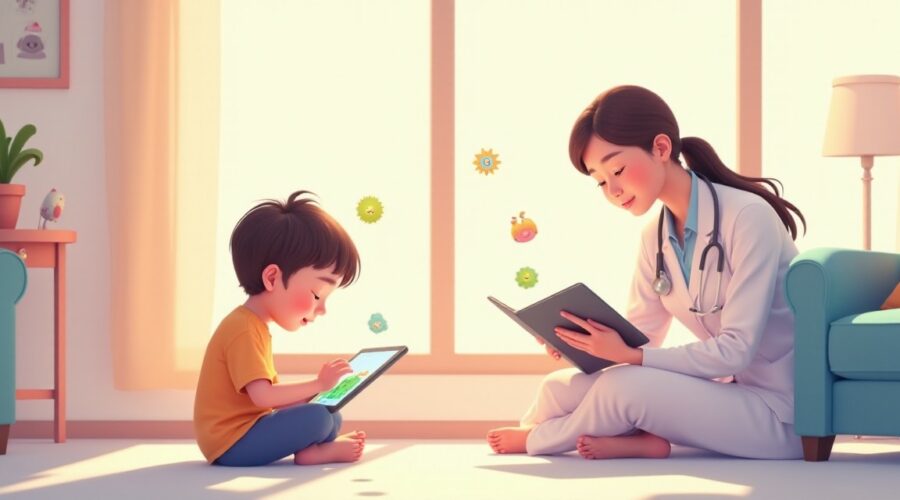 Réduire l’anxiété des enfants en salle d’attente grâce à la lecture interactive