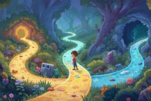 Pourquoi un enfant croit être libre dans une histoire interactive… alors que tout est structuré