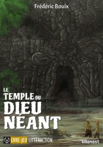 Couverture du livre-jeu Le Temple du dieu Néant par Frédéric Bouix